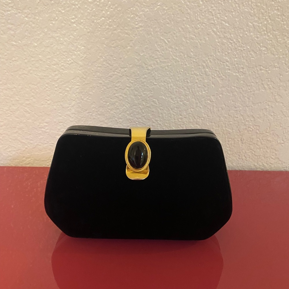 Vintage black clutch crossbody